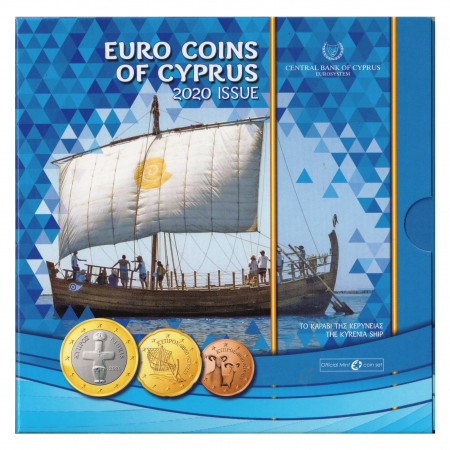 2020 * CHYPRE Coffret Officiel Euro "Kyrenia Ship" BU