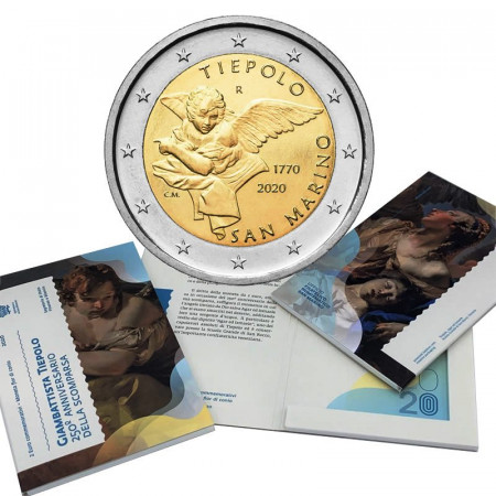 2020 * 2 Euro SAINT MARIN "250e Mort de Giambattista Tiepolo" BU