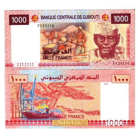 2005 * Billet Djibouti 1000 Francs "Ali A Oudoum" (p42a) NEUF
