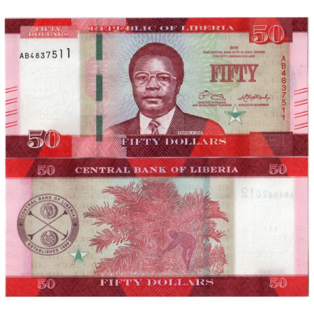 2016 * Billet Liberia 50 Dollars "Samuel Kayon Doe" (p34) NEUF