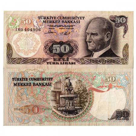 L.1970 (1976) * Billet Turquie 50 Lira "Kemal Atatürk" (p188) TTB