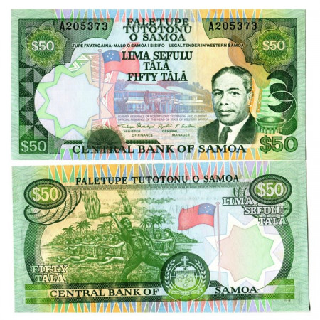 ND (ca1990) * Billet Samoa 50 Tala "Western - M Tanumafili II" (p29) NEUF