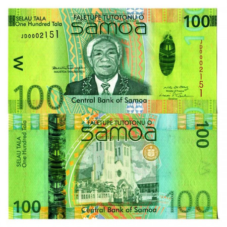 ND (2008) * Billet Samoa 100 Tala "M Tanumafili II" (p43a) NEUF