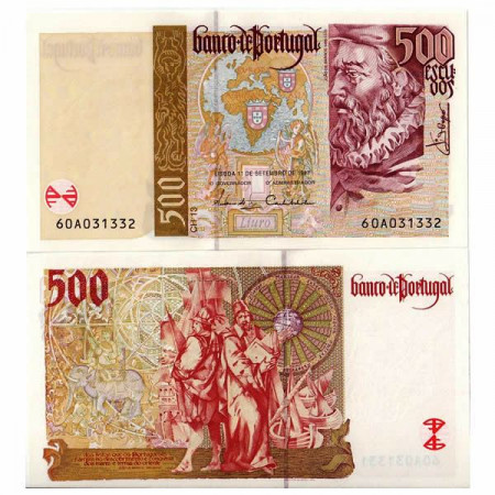1997 * Billet 500 Escudos Portugal "João de Barros" (p187b) NEUF
