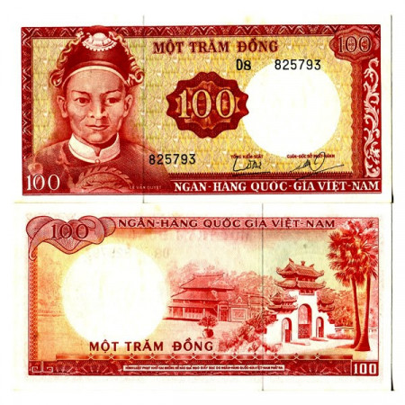 ND (1966) * Billet Viêt Nam du Sud 100 Dong "Le Van Duyet" (p19b) prNEUF