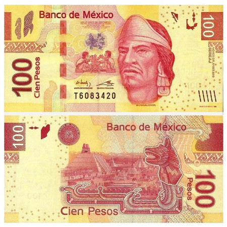 2013 * Billet Mexique 100 Pesos "Nezahualcóyotl" (p124) NEUF