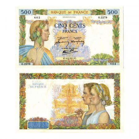 1941 * Billet France 500 Francs "La Paix" (p95b) SUP