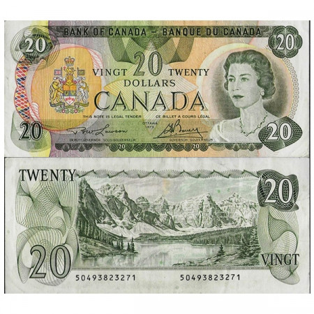 1979 * Billet Canada 20 Dollars "Elizabeth II" (p93a) TTB+