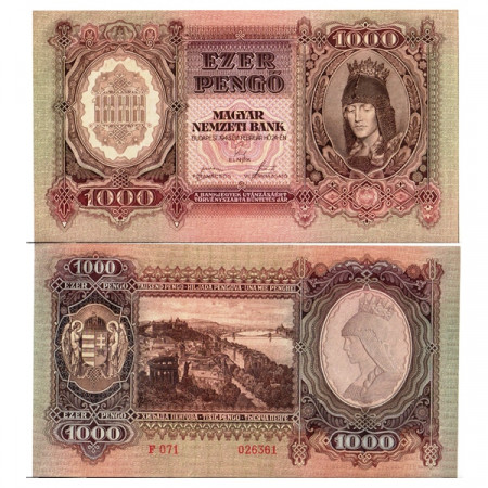 1943 * Billet Hongrie 1000 Pengo "Hungaria" (p116) NEUF