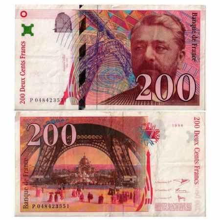 1996 * Billet France 200 Francs "Gustave Eiffel" (p159b) TTB