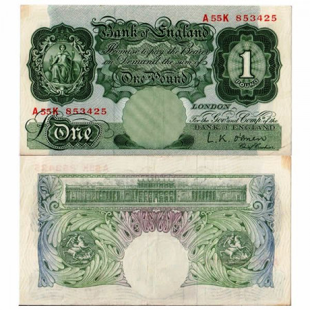 ND (1955-60) * Billet Grande-Bretagne 1 Pound "Britannia" (p369c) TTB