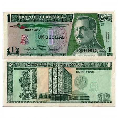 1992 * Billet Guatemala 1 Quetzal "General JM Orellana" (p80) TTB+