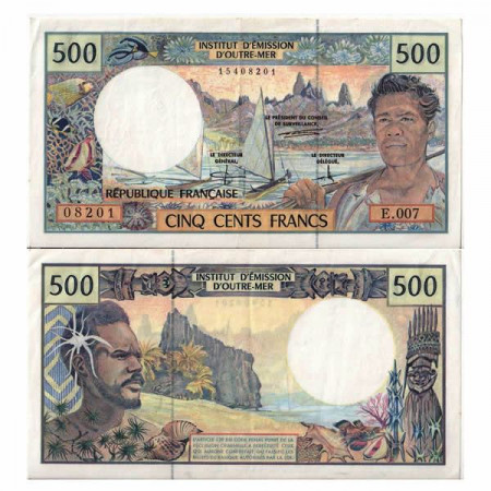ND (1992) * Billet Territoires Français du Pacifique - French Pacific Territories 500 Francs "Fisherman" (p1c) SUP