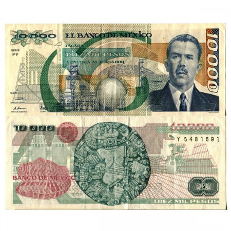 1989 * Billet Mexique 10.000 Pesos "President Cárdenas" (p90c) TTB