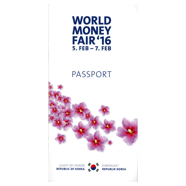2016 * Passport World Money Fair "Republic of Korea Mint" Mynumi