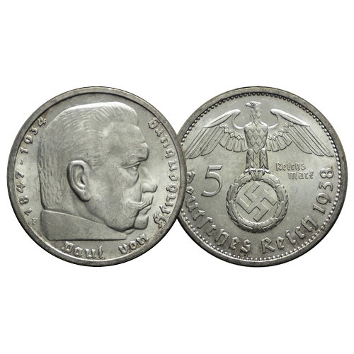 MONNAIE ALLEMAGNE HESSE 5 MARK ARGENT 1876 H - CTMP NUMIS - Achat