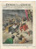 1946 * La Domenica Del Corriere (N°7) "Fuori Programma Lisbona - Due Innamorati a Roma" Magazine Original