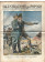 1941 * Illustrazione del Popolo (N°37) "Fuhrer Duce Fronte Orientale - Carica Cavalleria Sovietica" Magazine Original