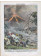 1939 * La Domenica Del Corriere (N°44) "Battaglia sulle Coste della Scozia - Vulcano Isola Giava" Magazine Original