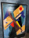 1970ca * Affiche Art Original "M Sironi, L'Aeroplano - Futurismo, Palazzo Grassi" Torino, Italie (B)