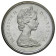 1965 * Quarter Dollar (25 Cents) Argent Canada "Élisabeth II – Caribou" (KM 62) FDC