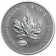 2015 * 5 Dollars Argent 1 OZ Feuille Erable Canada "A Einstein" Privy Mark