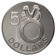 1978 * 5 Dollars Argent Îles Salomon "Coquille de Palourde Fossilisée" (KM 7) BE