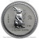 1999 * 1 Dollar Argent 1 OZ Australie "An du Lapin – Lunar I" BU