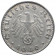 1940 B * 50 Reichspfennig ALLEMAGNE "Troisième Reich" (KM 96) TTB