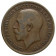 1920 * 1 Penny Grande-Bretagne "George V - Britannia Assise" (KM 810) prTTB