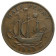 1950 * Half 1/2 Penny Grande-Bretagne "George VI - Golden Hind" (KM 868) TTB