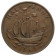 1952 * Half 1/2 Penny Grande-Bretagne "George VI - Golden Hind" (KM 868) TTB