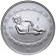 1997 * 5 pesos 1 OZ Mexique Once argent Jugador de Pelota
