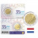 2022 * 2 Euro BELGIQUE "35e Anniversaire du Progamme Erasmus" Version Hollandais Coincard