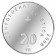 2008 * 20 Francs Argent Suisse "100th Anniversary of Swiss Ice Hockey"  (KM 127) BE