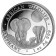 2014 * 100 Shillings 1 OZ Somalie Éléphant