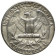1962 D * Quart de Dollar (25 Cents) Argent États-Unis "Washington Quarter" (KM 164) TTB