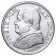 1868 * 1 lira argent États Pontificaux Vatican Pie IX SUP+