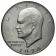 1974 S * 1 Dollar Argent États-Unis "Eisenhower" San Francisco (KM 203a) FDC