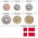 2016 * Série 6 Monnaies Danemark "Kroner - New Design" UNC