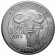 2015 * 5000 Kwacha Argent 1 OZ Zambie "Buffle d'Afrique" BE