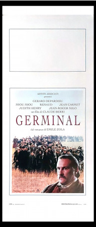 1994 * Cartel Cinematográfico "Germinal - Miou-Miou, Gérard Depardieu, Anny Duperey" Drama (A-)