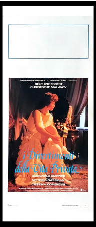 1990 * Cartel Cinematográfico "I Divertimenti della Vita Privata - Vittorio Gassman, Giancarlo Giannini" Comedia (A-)