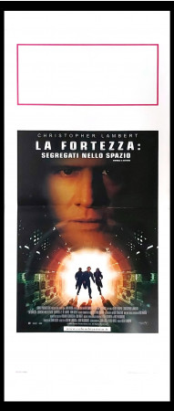 1999 * Cartel Cinematográfico "La Fortezza: Segretati nello Spazio - Christopher Lambert" Ciencia Ficción (B+)