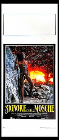 1990 * Cartel Cinematográfico "Il Signore delle Mosche - Paul Balthazar, Chris Furrh" Drama (A-)