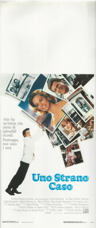 1989 * Cartel Cinematográfico "Uno Strano Caso - Cybill Shepherd, Robert Downey Jr." Comedia (A-)