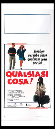 1992 * Cartel Cinematográfico "Malibu College California - Qualsiasi Cosa - Chad Lowe, Gail O'Grady, P. Breen" Comedia (A-)