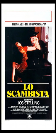 1986 * Cartel Cinematográfico "Lo Scambista - Jim Van Der Woude, Stephane Excoffier, John Kraaykamp" Drama (B+)