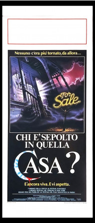 1986 * Cartel Cinematográfico "Chi È Sepolto In Quella Casa? - Kay Lenz, William Katt, Richard Moll" Horror (A-)