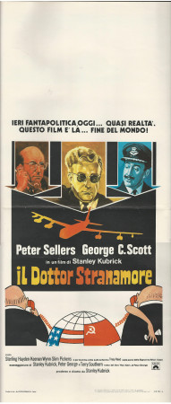 ND (1964) * Cartel Cinematográfico "Il Dottor Stranamore - Stanley Kubrick, Peter Sellers" Comedia (B+)